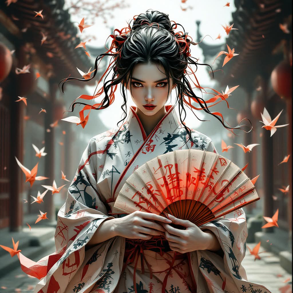 Lady of the Paper Fan